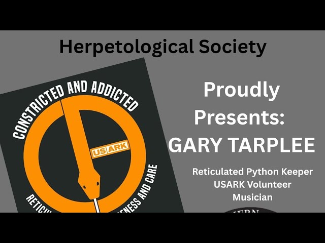 Gary Tarplee Reticulated Python Awareness