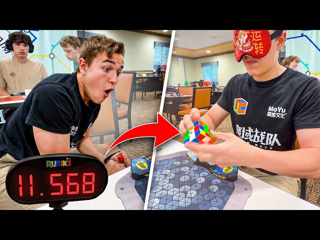 Rubik's Cube Blindfolded World Record: 11.56 Seconds