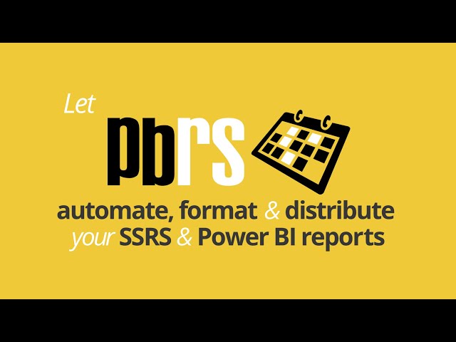 How To Automate, Format, Filter & Distribute Power BI Reports & SSRS Reports