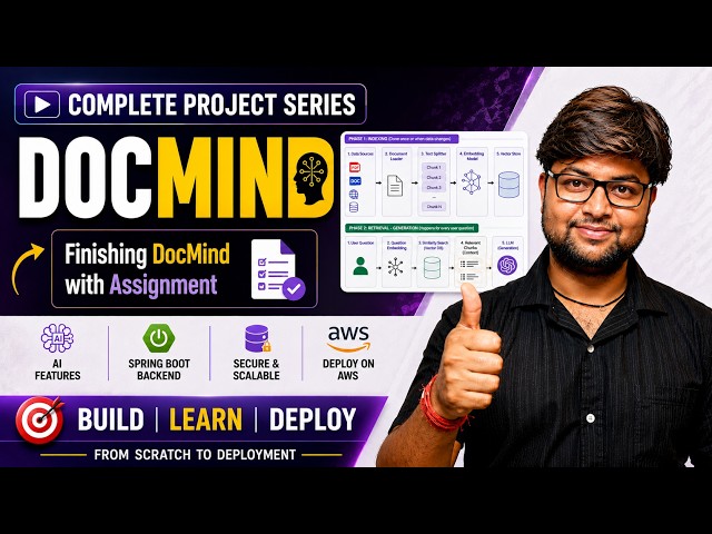 Finishing DocMind | Here is an assignment for you | AI Based Project using Spring Boot #13