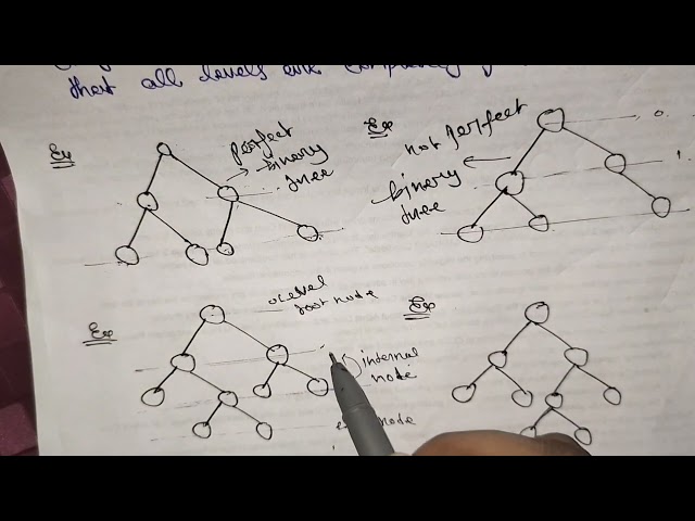 Perfect binary tree Explanation with  examples in Hindi | Data structure | DAA | DSA