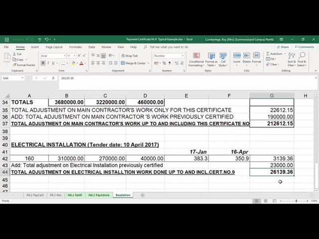 Lecture   Payment Certificate   Typical Example Part2
