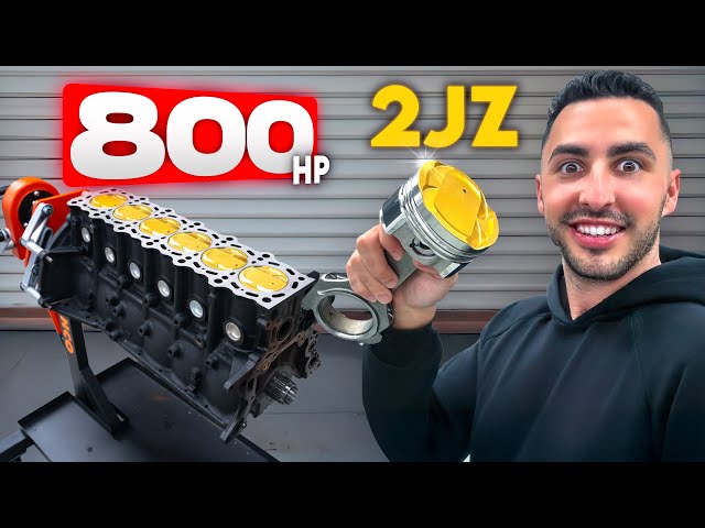 This is how we built an 800hp 2JZ from scratch