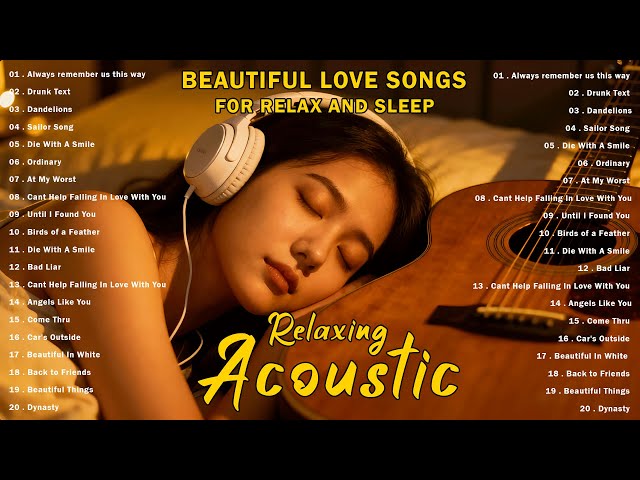 Beautiful Instrumental Music -  Best Acoustic Guitar -  Best Relaxing Music in the World
