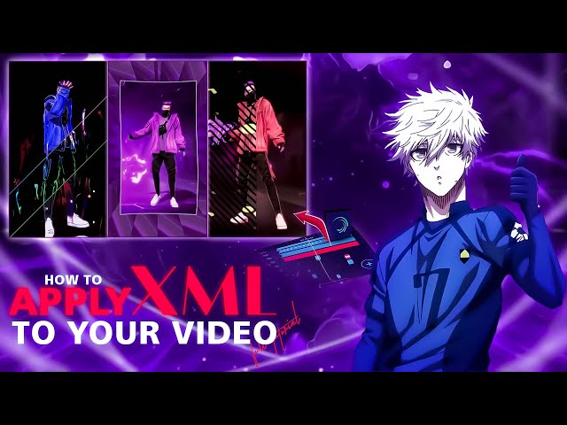 How to apply xml to your video | full tutorial | free fire editing video |