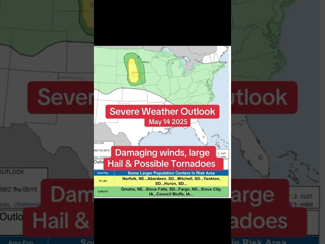 Severe Weather Alert: May 14, 2025