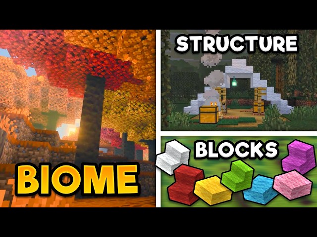 Minecraft's NEW Dapple Forest & Straw Update, Revealed.