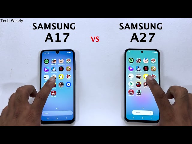 SAMSUNG A17 vs A27 - Speed Test