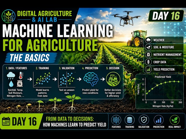 Machine Learning for Agriculture: The Basics | 16