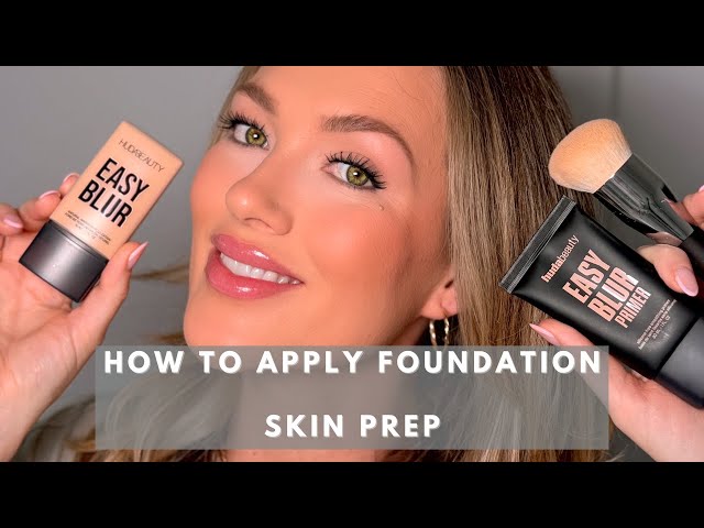 How to Apply Foundation For Beginners  - Foundation Brush Makeup Tutorial