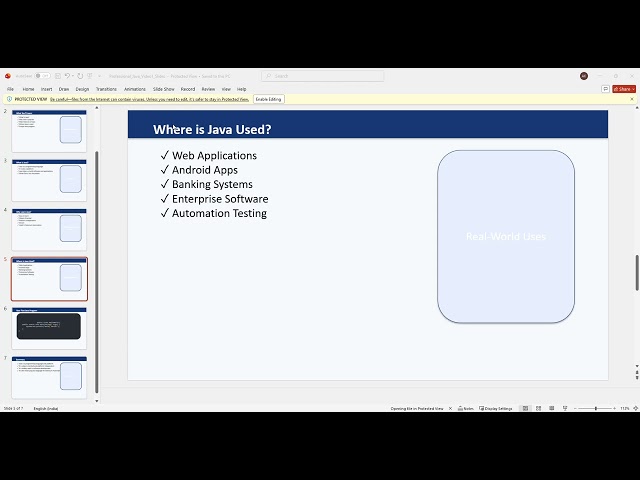 Where Java Is Used and Why part 2