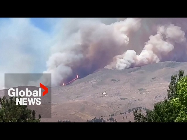 Nevada wildfire spreads quickly, prompts tens of thousands of evacuations