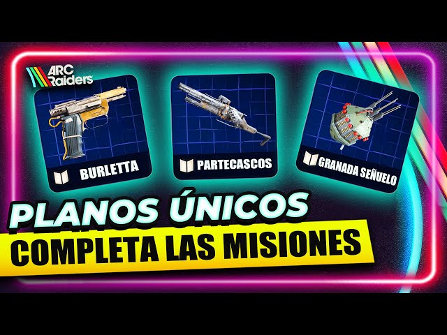 📋 PLANOS BURLETTA y PARTECASCOS - TODAS las Misiones Completas Guía | ARC Raiders