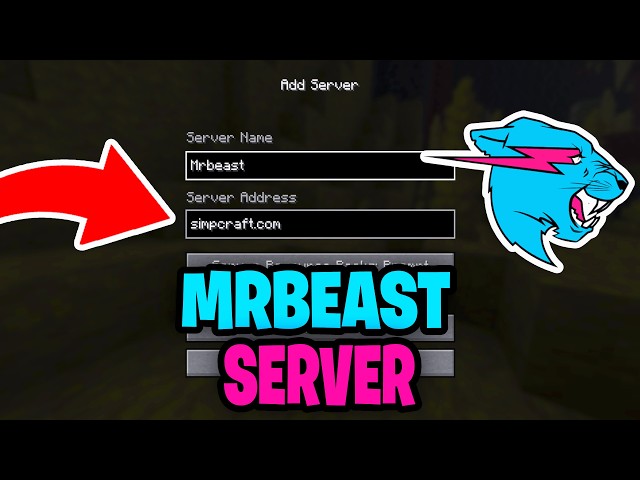 MrBeast Minecraft Server IP! - Tutorial