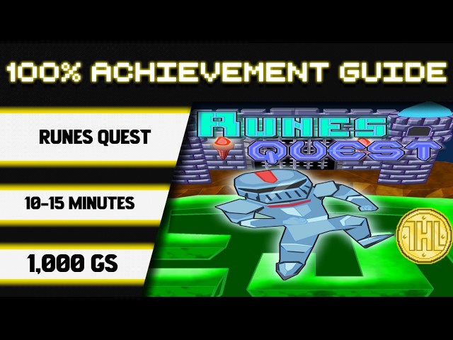 Runes Quest 100% Achievement Walkthrough * 1000GS in 10-15 Minutes *