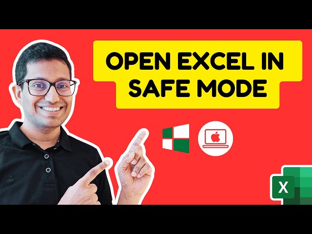 2 Easy Ways to Open Excel in Safe Mode (Windows + Mac)