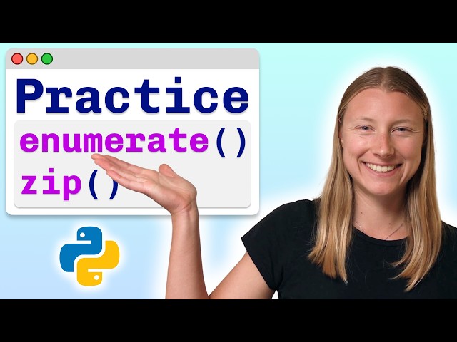 [Mini-project] Enumerate() and Zip() - Visually Explained
