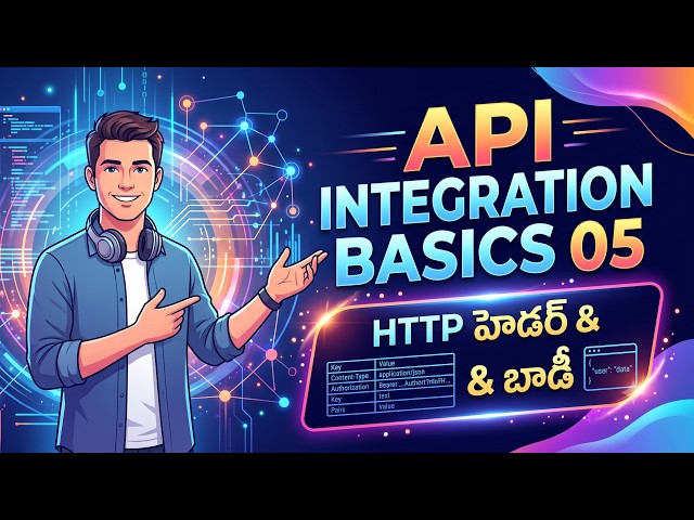HTTP headers And Body in Telugu   API integration Basics 05