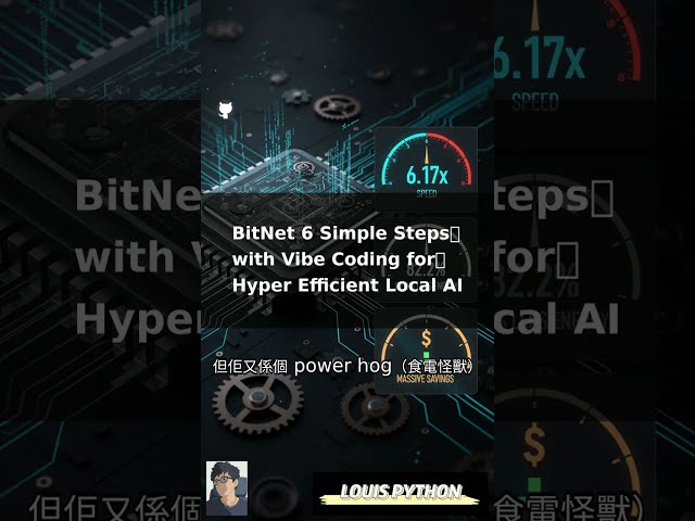 🚀 Python Gold: BitNet Agent for Fast, Local AI! #BitNet @PyLouis #louispython
