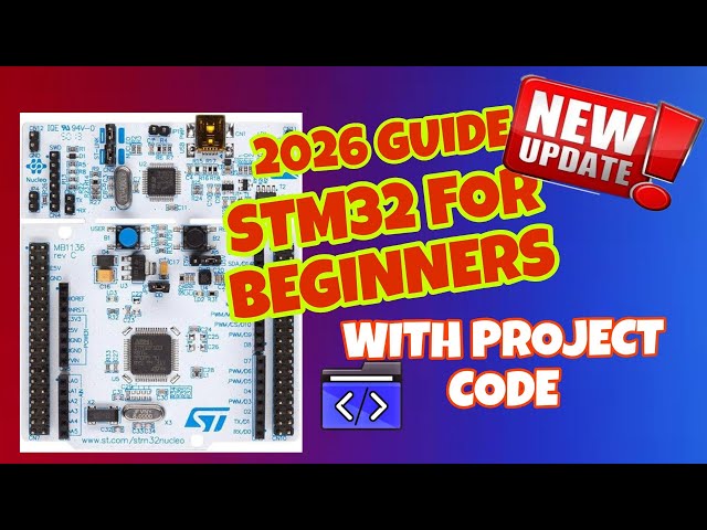 STM32 Beginner Tutorial | STM32CubeIDE Setup & First Project #stm32