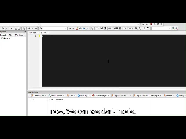 How to set Dark Mode on CodeBlocks