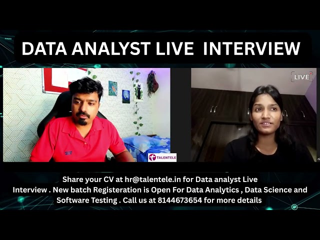 Live Data Analyst Mock Interview | SQL | Power BI | Data Analytics - Must Watch !