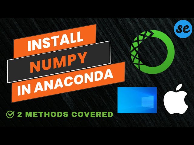 How to Install Numpy in Anaconda Navigator | Install Numpy in Anaconda Prompt/Terminal (Windows/Mac)