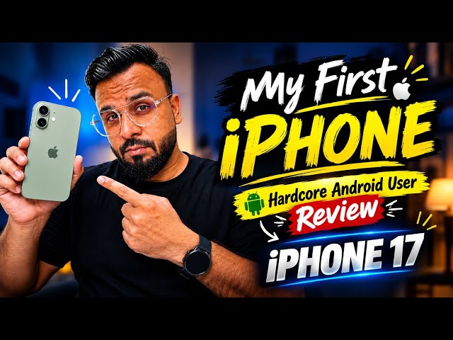 My First iPhone 🔥 | Using Android for the Last 16 Years 😱 | iPhone 17