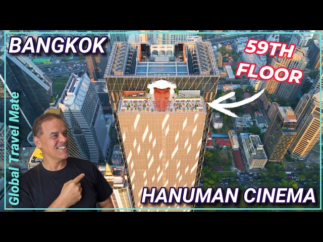 59th Floor Bangkok Hanuman Cinema Rooftop Restaurant 🇹🇭 Thailand