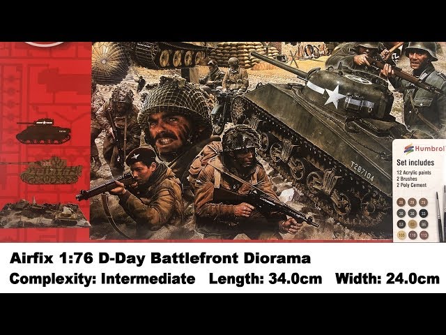 Análisis del kit de diorama del frente de batalla del Día D de Airfix a escala 1:76