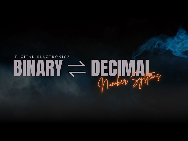8. Binary ⇌ Decimal | Number System | Digital Electronics | Gurugram University