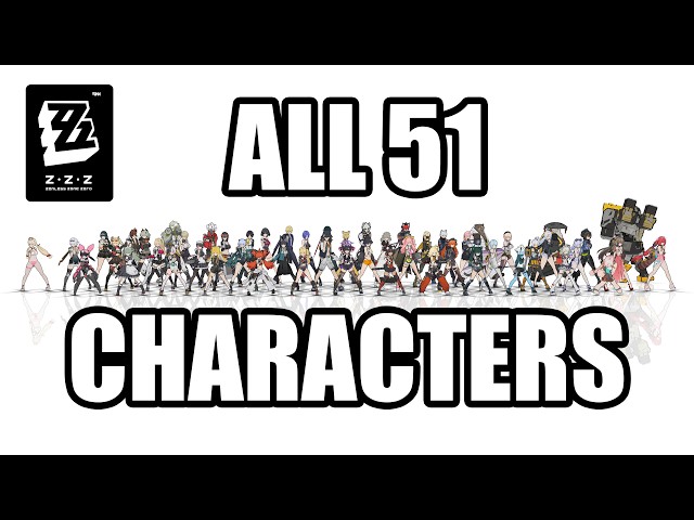 ALL 51 Characters Specialist Dance before Roscaelifer | Zenless Zone Zero