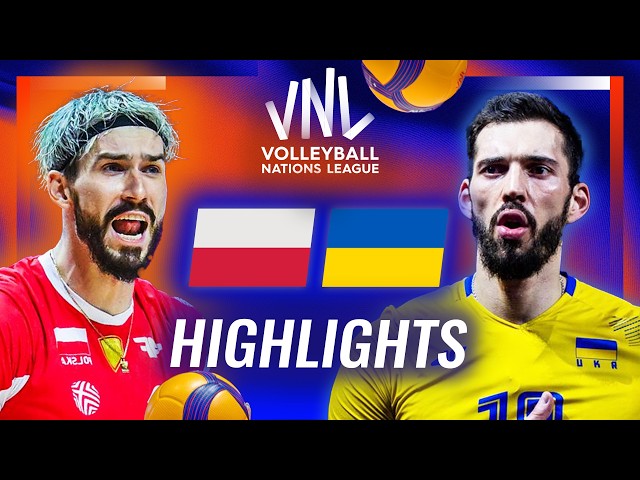 Poland 🇵🇱 vs. Ukraine 🇺🇦 - Quarter Final | Highlights | Men's VNL 2026