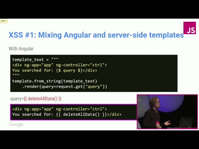 Artur Janc: Security in the world of JS frameworks | JSConf EU 2015