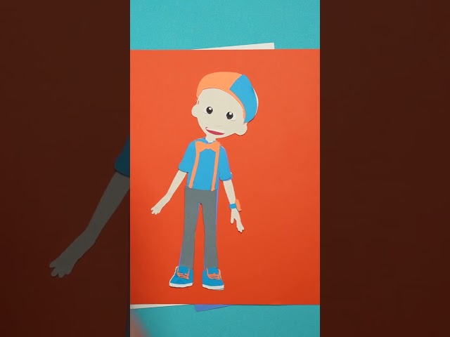 Easy Blippi Crafts! DIY Blippi Wonders 1-2-3! #shorts #Blippi #Meekah