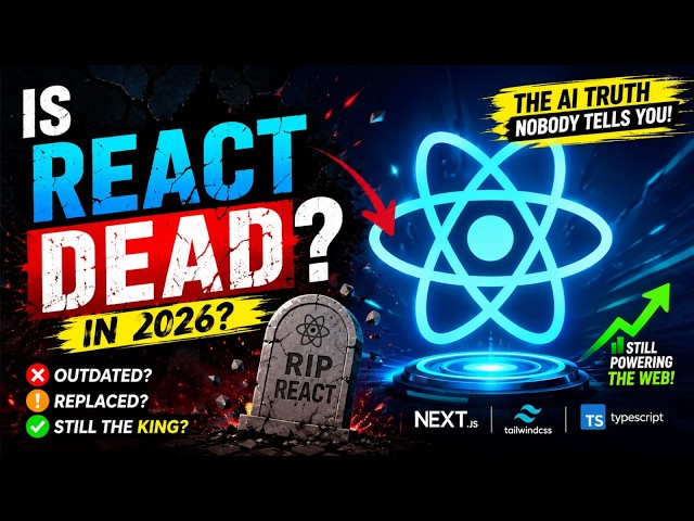 🚨 Is React Dead in 2026? AI Changes Everything! 😱⚛️