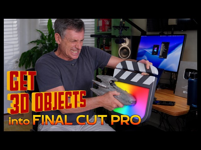 Get 3D Objects into Final Cut Pro