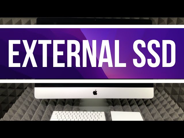 How to Install / Set Up External SSD on iMac | Solid State Drive | iMac Pro | iMac M1