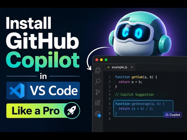 Install GitHub Copilot in VS Code Like a Pro | in 3 mins