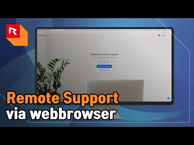 [RC User Guide] Remote Support PC from afar with RemoteCall Webviewer_Connecting Process