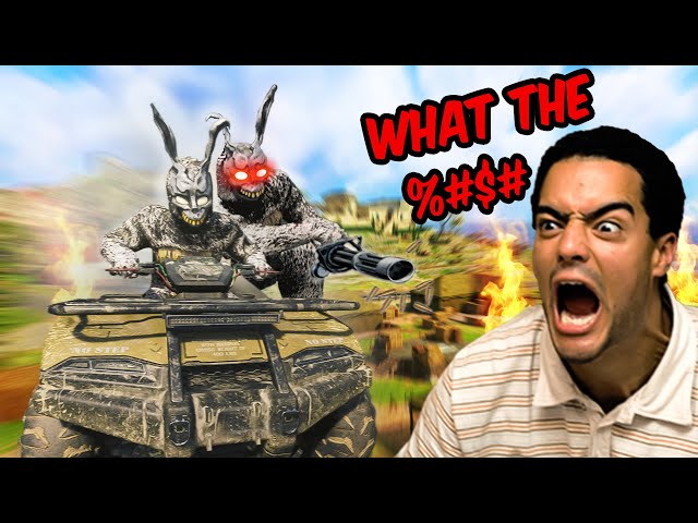 Making Enemies RAGE with a Minigun & ATV on Warzone!