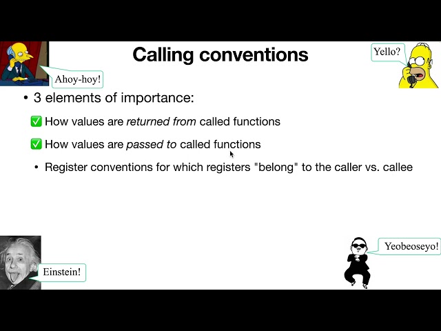 Arch1005: RISC-V Assembly 05 Calling Functions 01 Calling Conventions
