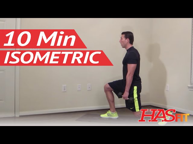 10 Minute Isometric Workout - HASfit Isometric Training Exercises - Isometrics Exercise