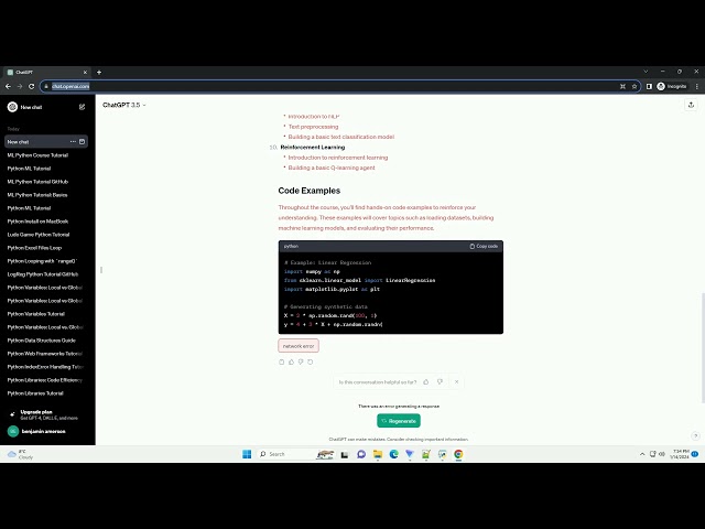 machine learning with python free course