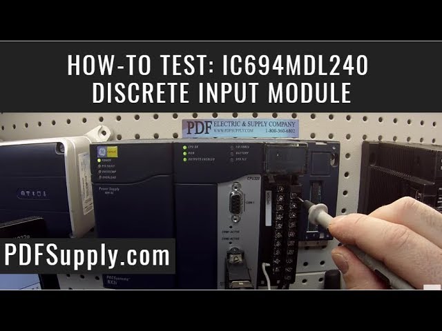 How-To Troubleshoot: IC694MDL240 Discrete Input Module (Proficy Software Tutorial)