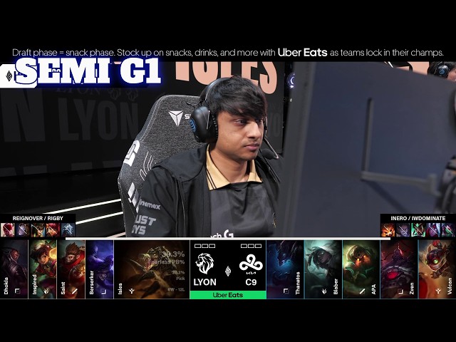 LYON vs C9 - Game 1 | Semi Final S16 LCS Spring 2026 Playoffs | LYON vs Cloud 9 G1 Full Game