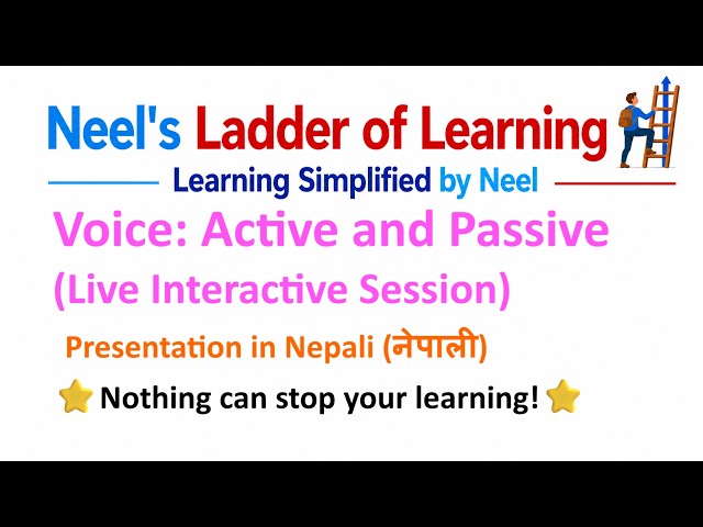 Voice: Active and Passive
