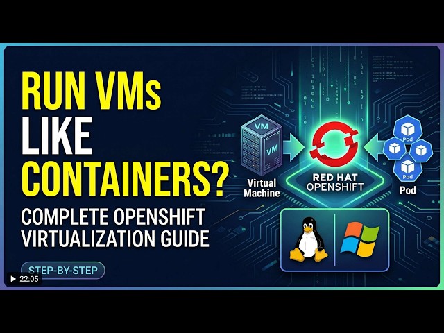 Part 3: Run Linux & Windows VMs on OpenShift (Full Virtualization Demo)