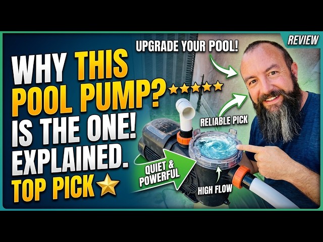 Efficient pool pump for above ground pools