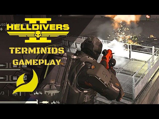 HELLDIVER Vs TERMINIDS in #helldivers2 | Helldiver 2 CINEMATIC Combat GAMEPLAY 34